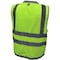 Ge Green Surveyor Vest, Reflective Tape 10 Pockets XL GV088GXL - alternate 2